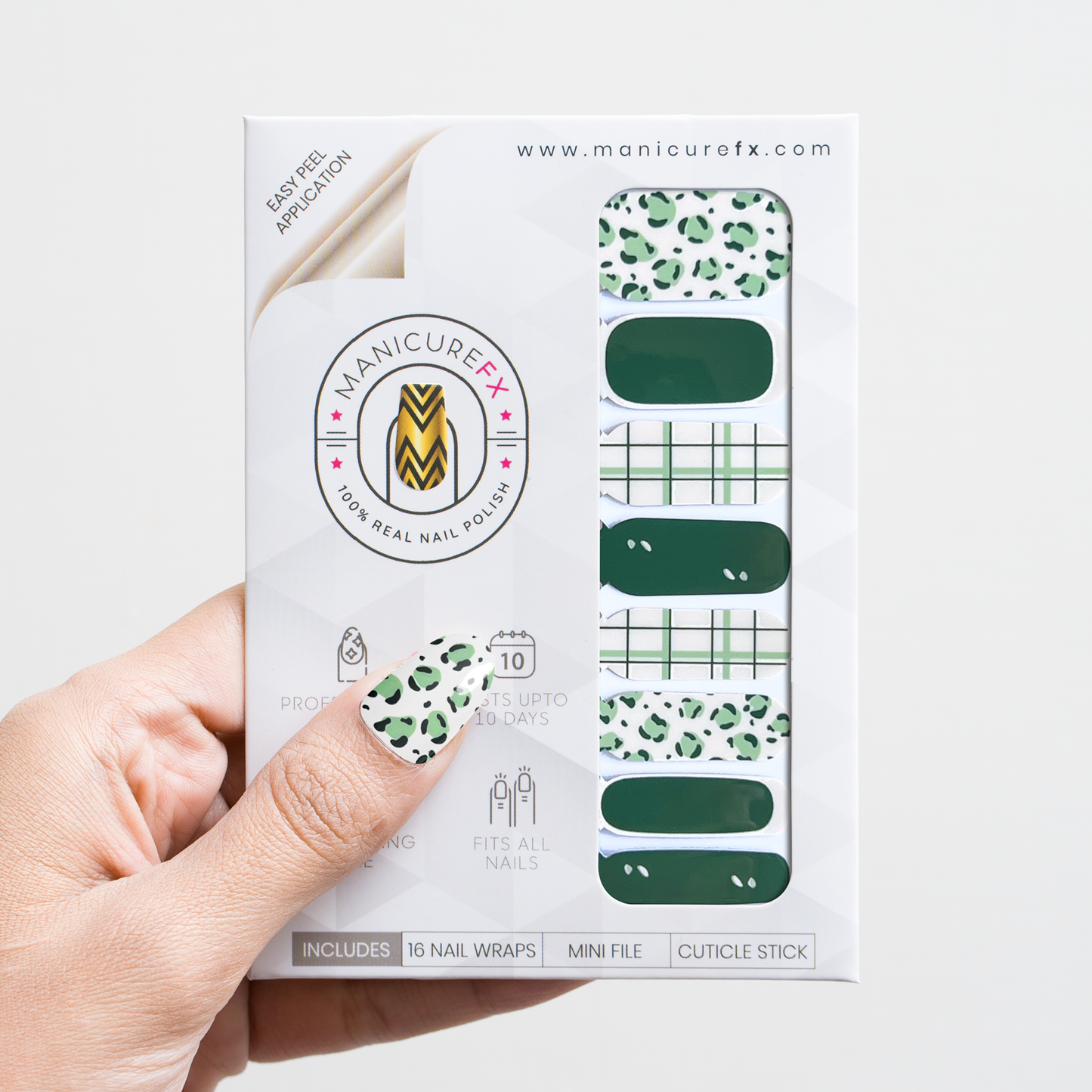 Pistachio Patterns - Nail Wraps (Standard)