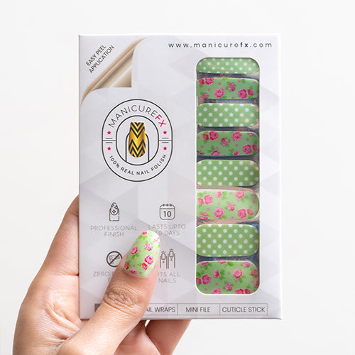 Green Gardens - Nail Wraps (Standard)