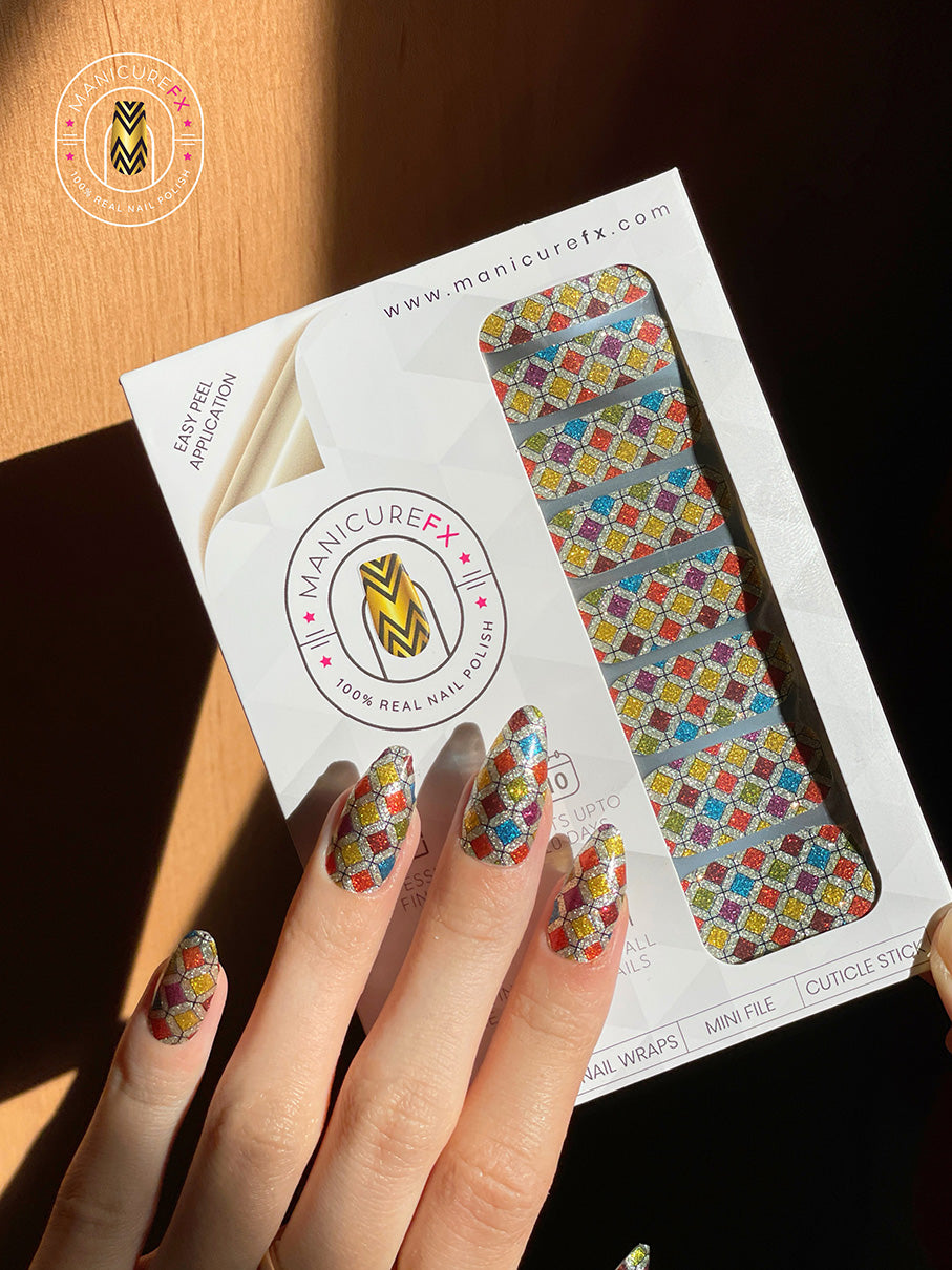 Rainbow Nail Art Ideas for Pride | Makeup.com by L'Oréal | Retro nails, Rainbow  nails, Girls nails
