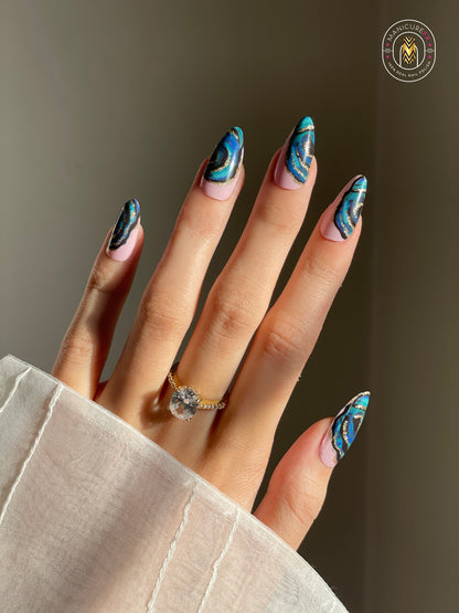 Sapphire Sprout - Nail Wraps (Standard)