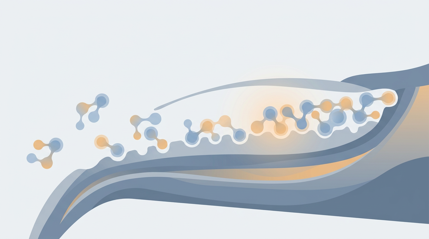 Illustration showing why HEMA monomer is used in gel nail products to bond to the nail